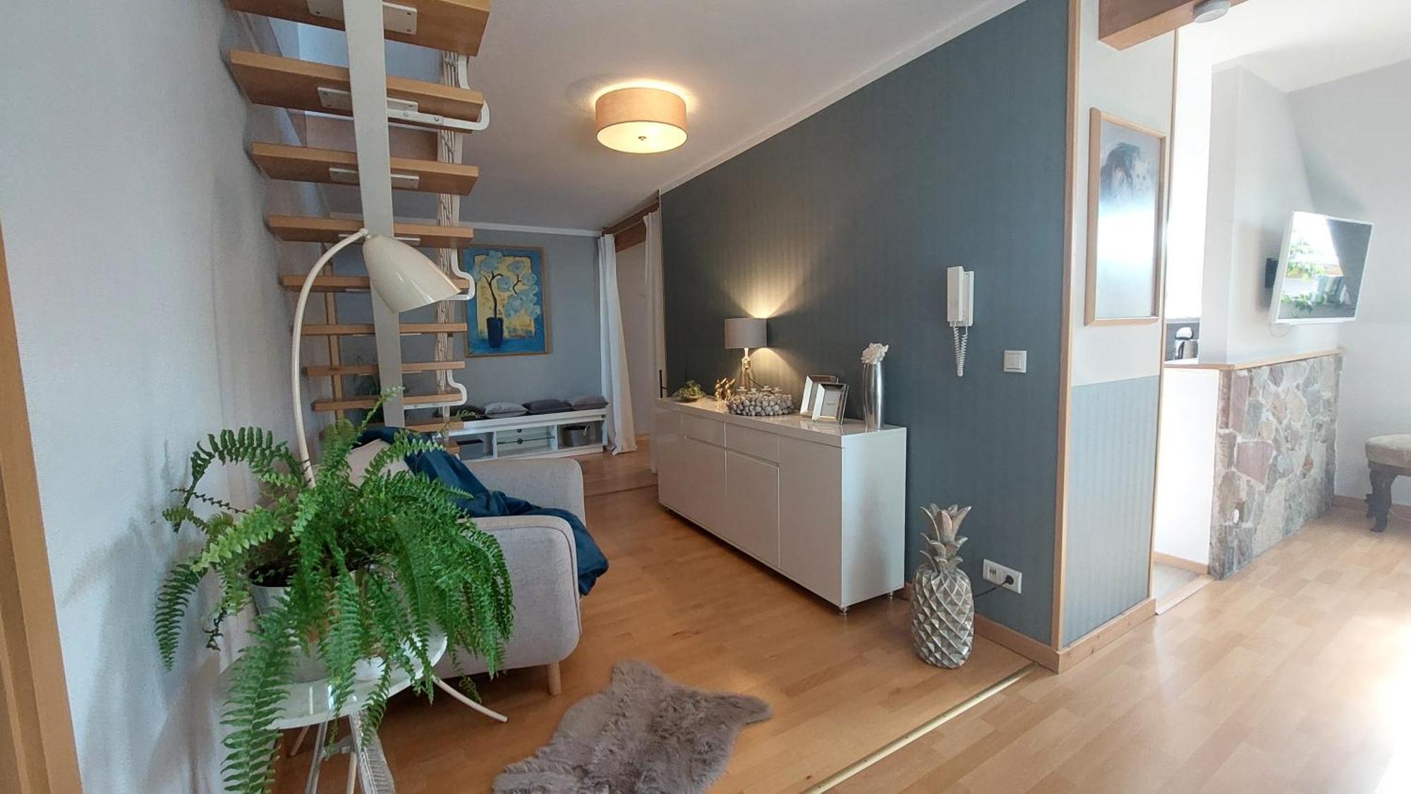 Ferienwohnung Zur Himmelsscheibe New Art Ziegelroda Bagian luar foto